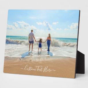 Benutzerdefiniertes Geschenk für das Foto mit Text Fotoplatte