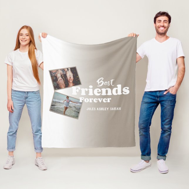 Benutzerdefiniertes Geschenk für die besten Freund Fleecedecke (Beispiel)