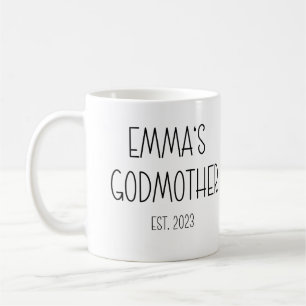 Benutzerdefiniertes Geschenk für die Godmütterlich Kaffeetasse