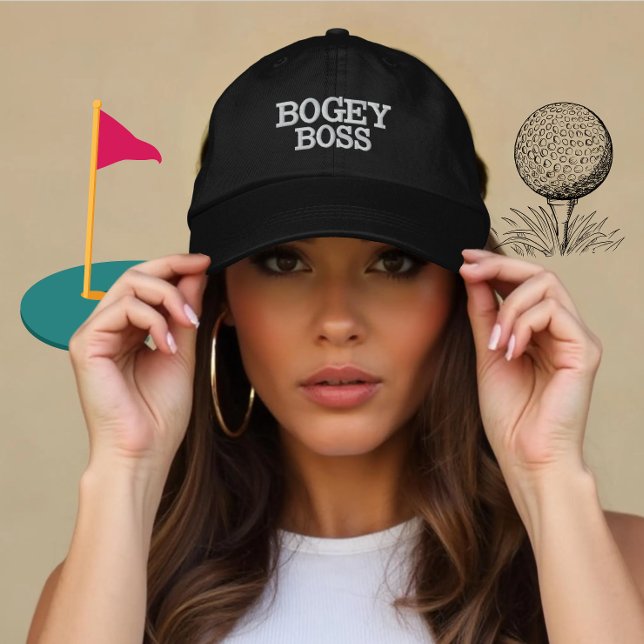 Benutzerdefiniertes Geschenk für Golfspieler Bestickte Baseballkappe (Von Creator hochgeladen)