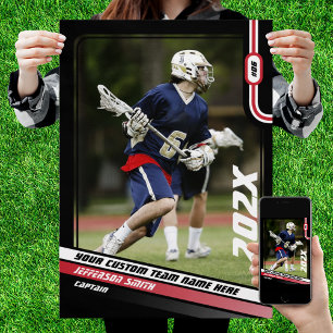 Benutzerdefiniertes Geschenk für Lacrosse Player i Poster