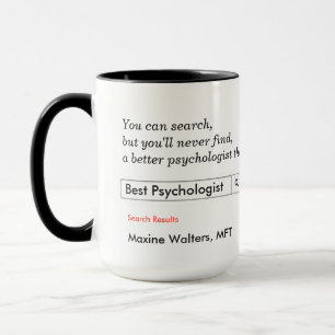 Benutzerdefiniertes Geschenk für Psychologen Tasse