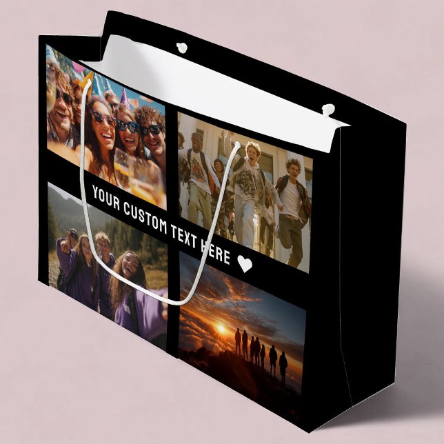 Benutzerdefiniertes Geschenkwrap mit 8-Foto-Keepak Große Geschenktüte (Von Creator hochgeladen)
