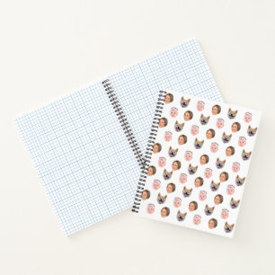 Benutzerdefiniertes Gesicht, benutzerdefiniertes F Notizbuch