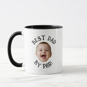 Benutzerdefiniertes Gesicht Bester Vater von Par Tasse