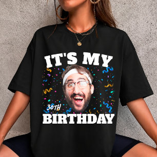 Benutzerdefiniertes Gesicht Geburtstag ist mein Ge T-Shirt