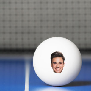 Benutzerdefiniertes Gesichtsfoto Tischtennisball