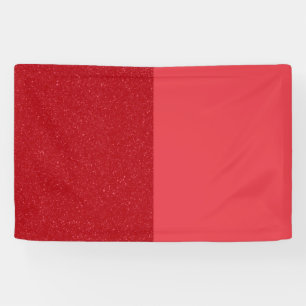 Benutzerdefiniertes geteiltes Tomatenrot-Promo-Eve Banner