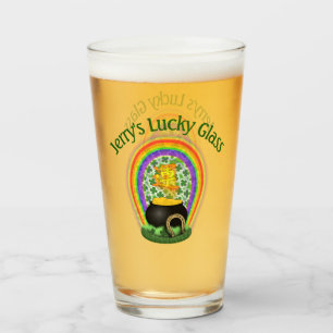 Benutzerdefiniertes Glück Glas
