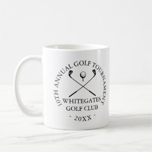 Benutzerdefiniertes Golfclub-Turnier  Kaffeetasse