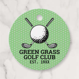 Benutzerdefiniertes Golfschläger-Logo-Design Geschenkanhänger