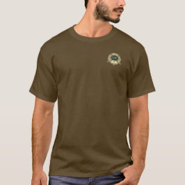 Benutzerdefiniertes Golfschläger-Wappen Monogramm T-Shirt