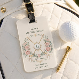 Benutzerdefiniertes Golftaschen-Etikett für Damen Gepäckanhänger