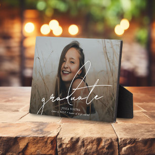 Benutzerdefiniertes Graduate Foto Keepake Abschlus Fotoplatte