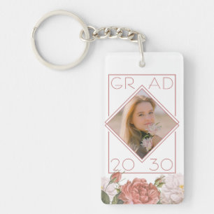 Benutzerdefiniertes GraduiertenFoto Schlüsselanhänger