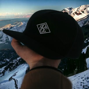 Benutzerdefiniertes graues besticktes Hat Monogram Bestickte Baseballkappe