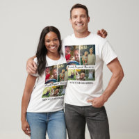 Benutzerdefiniertes Großelterntag-Shirt – 5 Foto-G
