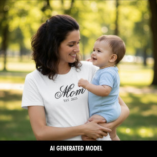 Benutzerdefiniertes Gründungsjahr der Mutter Schri T-Shirt