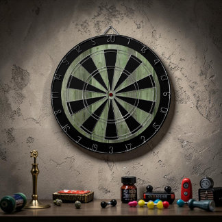 Benutzerdefiniertes Grunge-Grün-Spiel Dartscheibe
