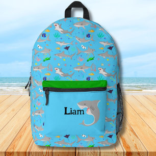 Benutzerdefiniertes Haifisch-Design mit Unterwasse Bedruckter Rucksack