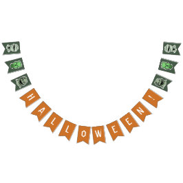 benutzerdefiniertes Halloween-Banner Wimpelkette