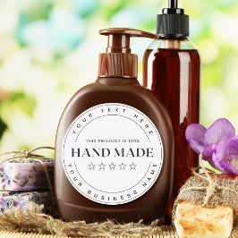 Benutzerdefiniertes Handy für kleine Unternehmen Runder Aufkleber