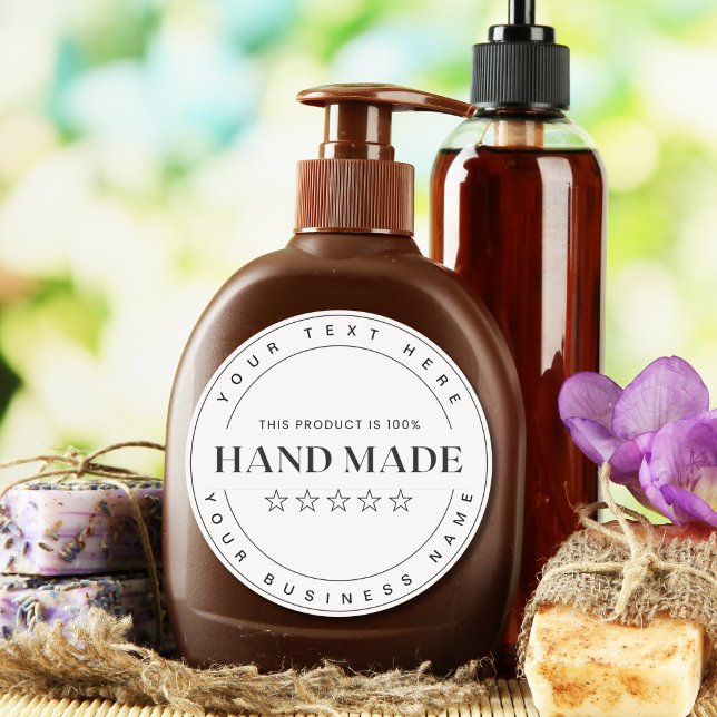 Benutzerdefiniertes Handy für kleine Unternehmen Runder Aufkleber (Von Creator hochgeladen)