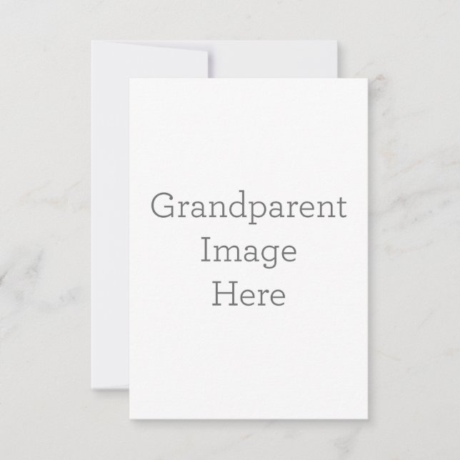 8.89 cm x 12.7 cm Flache Dankeskarte (Vorderseite)