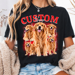 Benutzerdefiniertes Haustier 90er Bootleg Vintage- T-Shirt