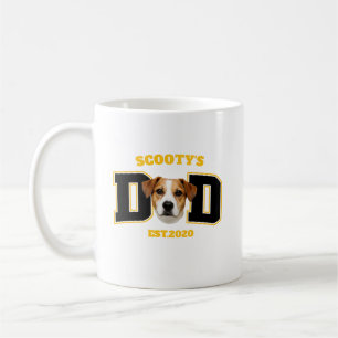Benutzerdefiniertes Haustier-Foto-Gesicht für Hund Kaffeetasse