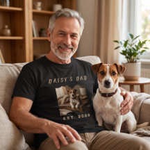 Benutzerdefiniertes Haustier-Foto-Shirt, gerahmtes