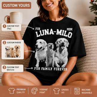 Benutzerdefiniertes Haustier-Porträt-Shirt persona T-Shirt