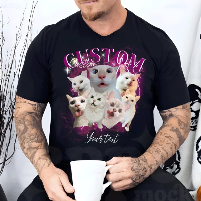 Benutzerdefiniertes Haustier, Retro Graphic 90s He T-Shirt (Von Creator hochgeladen)