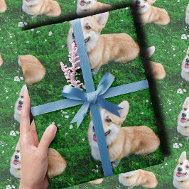 Benutzerdefiniertes Haustierfoto Geschenkpapier