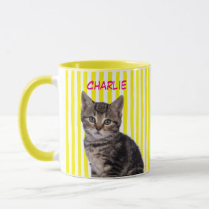 Benutzerdefiniertes Haustierfoto Katze Hund Besitz Tasse