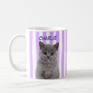 Benutzerdefiniertes Haustierfoto Katze Mama Hundel Kaffeetasse