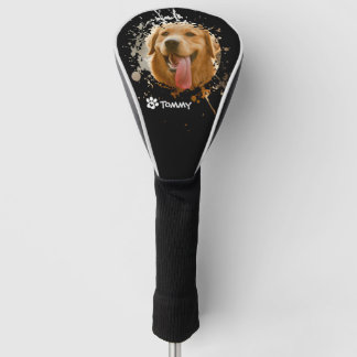 Benutzerdefiniertes Haustierfoto & Name Golf Headcover