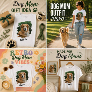 Benutzerdefiniertes Haustierfoto und Name T-Shirt