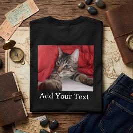 Benutzerdefiniertes Haustierfoto und optionaler Te T-Shirt