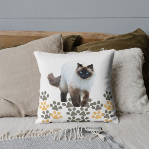 Benutzerdefiniertes Haustierliebhaber Siamese-Katz Kissen