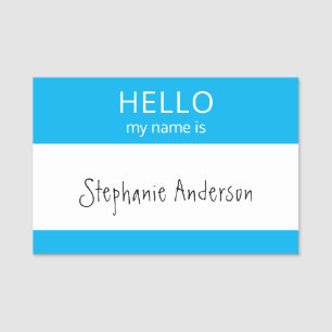 Benutzerdefiniertes HELLO Mein Name ist Abzeichen Namensschild