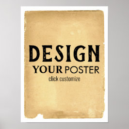 Benutzerdefiniertes Hintergrundpapier für antikes  Poster