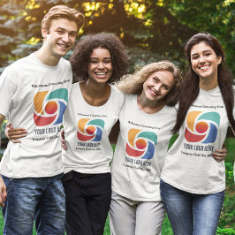 Benutzerdefiniertes Hinzufügen des Marketings für  T-Shirt