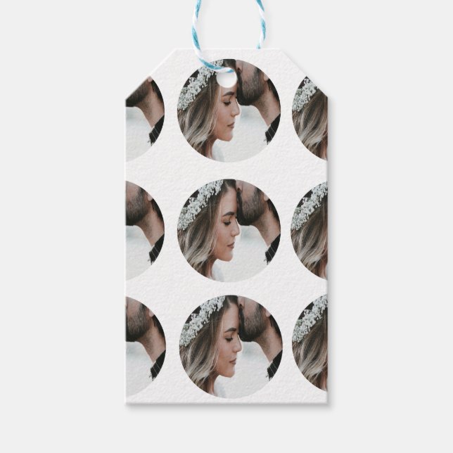 benutzerdefiniertes Hinzufügen eines kreisförmigen Geschenkanhänger (Vorderseite)