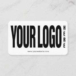 Benutzerdefiniertes Hinzufügen Ihres Logos Moderne Visitenkarte