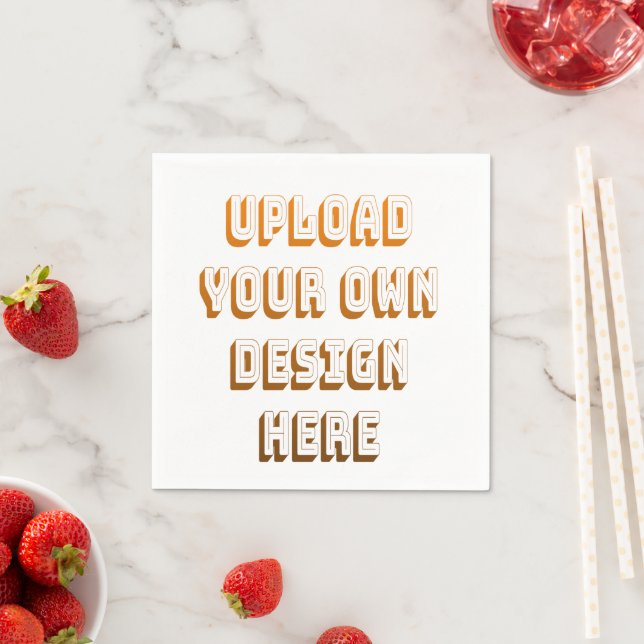 Benutzerdefiniertes Hochladen Design Produkt Serviette (Beispiel)