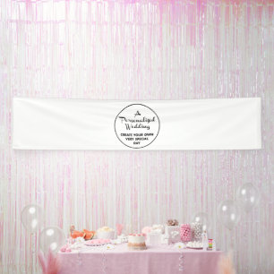 Benutzerdefiniertes Hochzeits-Willkommensschild 2, Banner