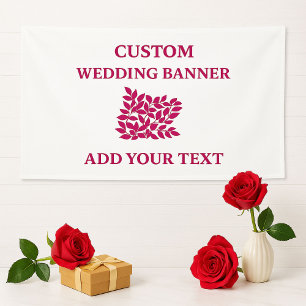 Benutzerdefiniertes Hochzeitsbanner   Elegante Eve Banner