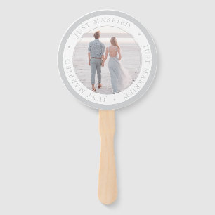 Benutzerdefiniertes Hochzeitsfoto einfach Fächer
