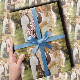 Benutzerdefiniertes Hochzeitsfoto Geschenkpapier